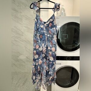 Hutch Blue Floral Mix Plus Size Dress